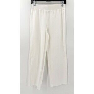 Eileen Fisher Washable Stretch Crepe Straight Crop Pant Size XXSMALL  26"x25.5"